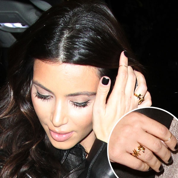 Kim kardashian initial earrings online
